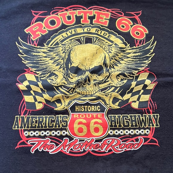 Route 66 Sleeveless Teeshirt Sz 2XL - Picture 1 of 5